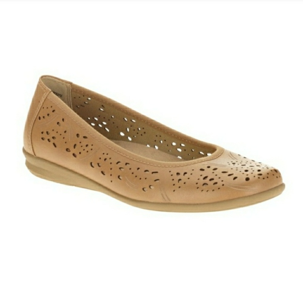 Earth Spirt Ballet Brown Flats Size 8 NWOT